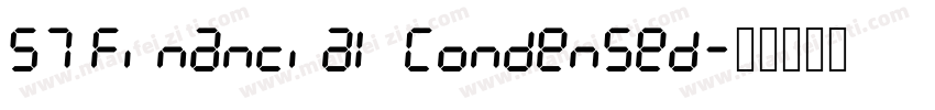 S7 Financial Condensed字体转换